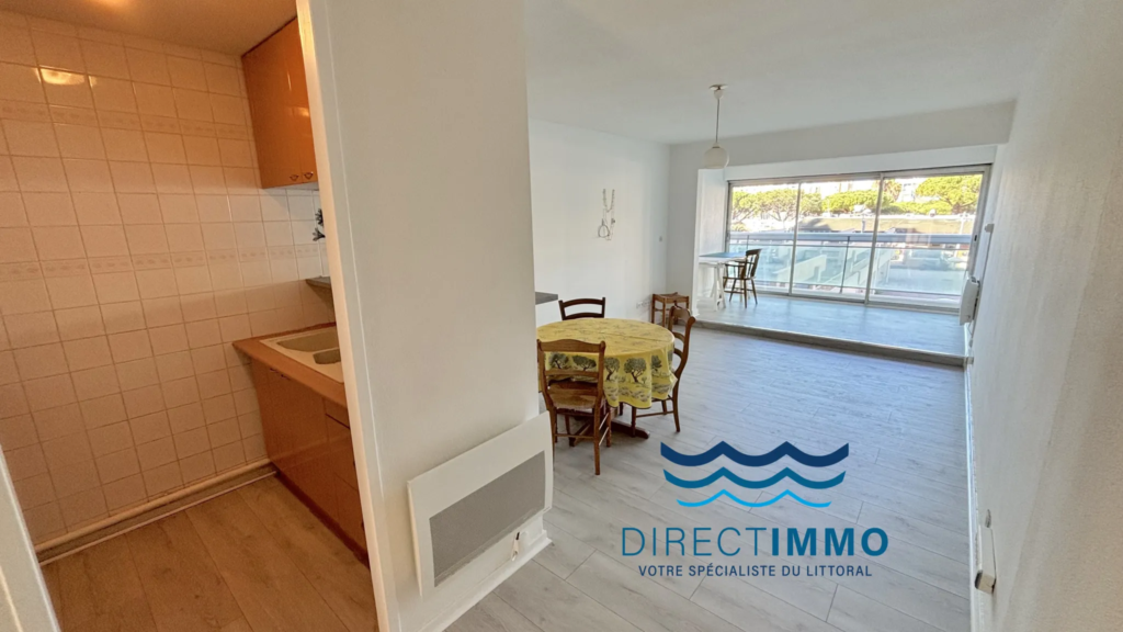 Vente Appartement F2 Traversant à Carnon-Plage avec Loggia